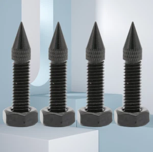 4PCS M8 Audio Speaker Spike Cone Isolation Stand Amplifier Accessories Feet Pads - Picture 1 of 9