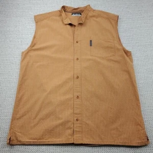Columbia Shirt Mens XL Modified Button Up Sleeveless Fishing Outdoors Hiking - Picture 1 of 10