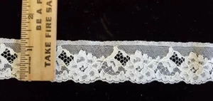 Vintage/Antique White Cotton Lace 6 2/3 Yard - Picture 1 of 1