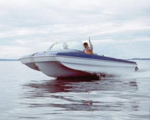 MODIFIED TRI-HULL TRAILERABLE BOAT COVER 15'5" TO 16'4" MAX 82" BEAM I/O US MADE - Picture 1 of 5