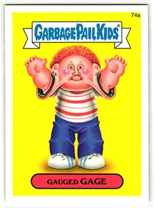 Gauged Gage 2014 Garbage Pail Kids Series 2 Parody Sticker - Picture 1 of 2