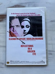 Reflections In A Golden Eye | Marlon Brando Elizabeth Taylor  DVD R1 | Rare - Picture 1 of 2