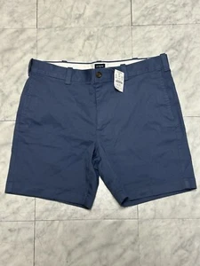 J.Crew Shorts Inseam 7 Flat Front Chino Men's Size 33 Blue - Imagen 1 de 3