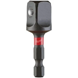 MILWAUKEE 4932478803 1/4" HEX TO 1/2" SQUARE SHOCKWAVE IMPACT DUTY ADAPTOR - Picture 1 of 3