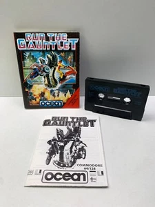 RUN THE GAUNTLET COMMODORE 64/128 C64 C128 - GIOCO USATO 1989 Ocean Software Ltd - Picture 1 of 8