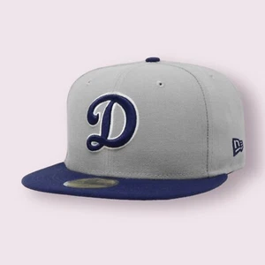 Los Angeles Dodgers LAD Authentic MLB "D" Logo New Era 59FIFTY 5950 Fitted Cap - Picture 1 of 3