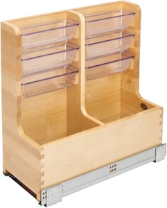 Rev-A-Shelf 441-15VSBSC-1 Bathroom Cabinet - Brown - Picture 1 of 9