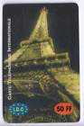 FRANCE TELECARTE / PHONECARD  PREPAYEE .. 50F IDC PARIS TOUR EIFFEL TEST N°/00
