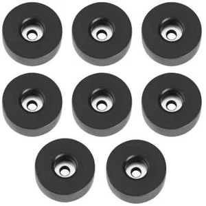 8 Gummifüße 38x15 stahlverstärkt Adam Hall 4907 Gummifuß Gerätefüße Gehäusefüße - Picture 1 of 5