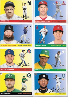 2020 TOPPS ARCHIVES SINGLES & RC'S & INSERT SINGLES***YOU PICK*** - Image 1 of 4