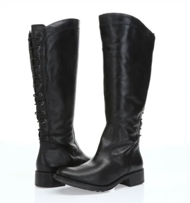 Andre Assous Saddleup Mujer Cuero Negro Botas de Montar Altas Talla 37,5 M Foto 1 de 4