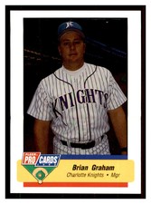 1994 Fleer ProCards #909 BRIAN GRAHAM Charlotte Knights ~B8L
