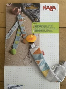 HABA   Schnullerkette  Schnullerband Nuckelkette   Muster aus Stoff   306207 - Bild 1 von 1