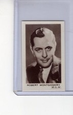 Facchinos Chocolate Wafers 1936 Cinema Stars #36 Robert Montgomery NM+