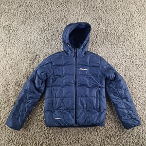 Berghaus Jacket Mens Small Blue Hydroloft Coat Puffer Quilted Windbreaker Warm - Picture 1 of 11