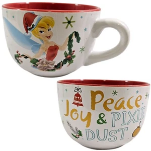 Disney Tinker Bell Paz Alegría y Pixie Polvo Gran Tamaño Cerámica Café Taza de Té Taza - Imagen 1 de 17