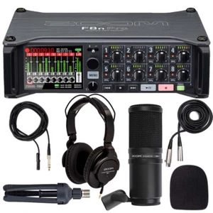 Zoom F8n Pro Multitrack Field Recorder with Zoom ZDM-1 Mic Accessory Bundle - Picture 1 of 9