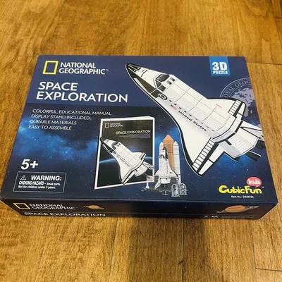 CubicFun National Geographic 3D Puzzles Space Mission Model Kits Toys - Image 1 of 4
