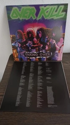 Overkill Taking Over 1987, Reissue 2023, Colored "Pink Marble" Vinyl, Near Mint - Bild 1 von 4