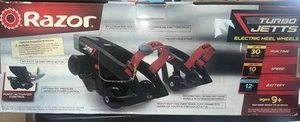 Razor Turbo Jetts Electric Heel Wheels Up To 10MPH Shoe Roller Skates Adjustable - Picture 1 of 6
