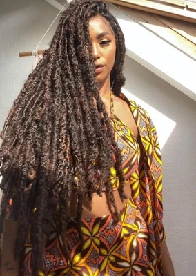 天然 Babe Pro 全花边人造本地假发 - Yana - 手工制作 NaturalBabeHair — 第 1/4 张图片