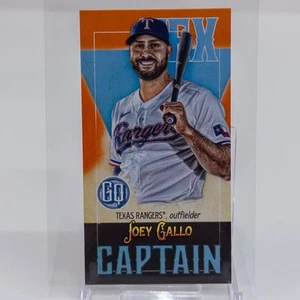 2021 Topps Gypsy Queen Joey Gallo Mini Insert Card Captain Texas Rangers - Bild 1 von 2