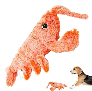 NEW Throbbing Floppy Lobster Dog Toys 300mAh Dog Chew Toys ⭐️ USB Charge/ In Bag - Picture 1 of 5