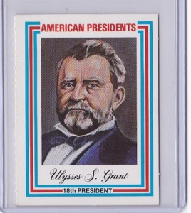 Tarjeta de presidentes estadounidenses Visual Panographics 1975 Ulysses S Grant ID5 - Imagen 1 de 2