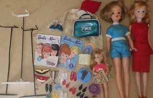 1960s Barbie Collection Tressy Stands Purses Shoes & More - Picture 1 of 10