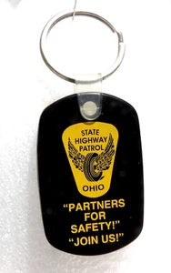 ORIGINAL Vintage OHIO STATE HIGHWAY PATROL Partner für Sicherheit Join Us SCHLÜSSELANHÄNGER - Bild 1 von 2