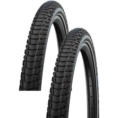 Pack of 2 Schwalbe Marathon Plus Tour Tire - 26 x 2.0, Clincher, Wire, - Image 1 of 2
