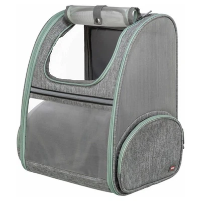 Trixie Hunde-Rucksack Chloe hellgrau 39x43x27 cm, Tragesystem, 8 kg Max. - Bild 1 von 4
