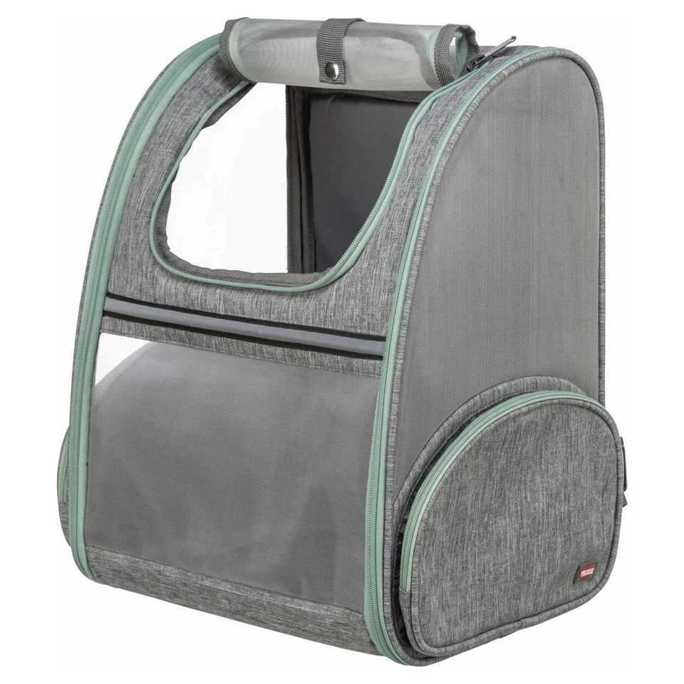 Trixie Hunde-Rucksack Chloe hellgrau 39x43x27 cm, Tragesystem, 8 kg Max. - Bild 1 von 4