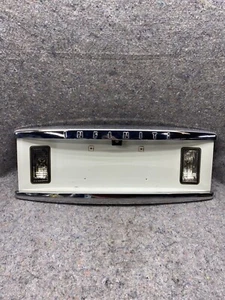 2004 - 2010 Infiniti QX56 Trunk LID License Plate Cover Tirm With Camera Black - Picture 1 of 7