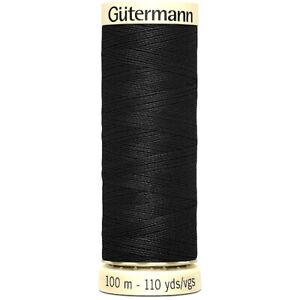 Gutermann Thread 100m Sew All 100% Polyester Sewing thread - Box of 5