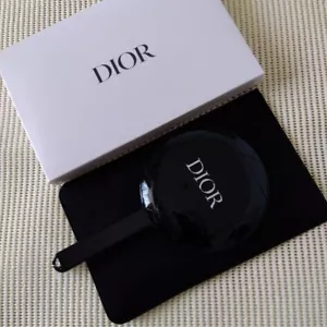 Christian Dior Hand Mirror with Case Novelty Gift Japan Black 23 x 13cm 2024 New - Picture 1 of 6