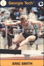 1991 Georgia Tech Collegiate Collection Multi-Sport Card #151 Eric Smith Track