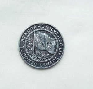 Slandard Silver Co. Limited Medal Toronto Canada - Picture 1 of 2