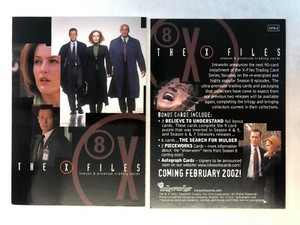 CHEAP PROMO CARD: THE X-FILES SEASON 8 Inkworks 2001 #XF8-2