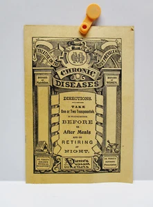 Vintage - CHRONISCHE KRANKHEITEN Broschüre - Dr. Pierce's angenehme Pellets & mehr - Bild 1 von 8