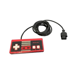 VINTAGE RED/BLUE/BLACK ORIGINAL NINTENDO CONTROLLER NES-004 WHITE BUTTONS RARE - Picture 1 of 9
