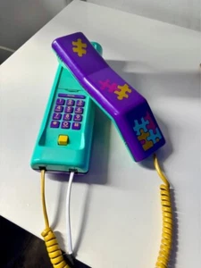 Telefono Swatch Twin Phone Twintam Puzzle Anni 90 Vintage Funzionante - Zdjęcie 1 z 5