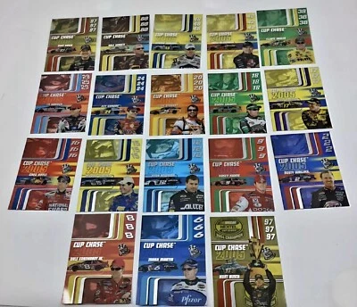 2004 Press Pass 18 Card complete redemption Cup Chase NASCAR Acetate set MINT - Image 1 of 2