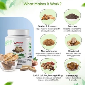 Improve Performance, Energy boost ReGain Maxx 60 Veg Capsules 500mg - Picture 1 of 9