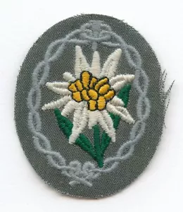 Original Wehrmacht Heer Ärmelabzeichen für Gebirgsjäger 3. Reich 2. Weltkrieg - Bild 1 von 2