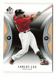 2007 SP Authentic Carlos Lee  #22   Houston Astros Baseball Card