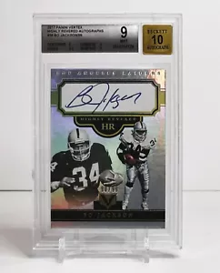 Autógrafo Panini Vertex Highly Revered 2017 Bo Jackson/99 #HR-BO BGS 9 como nuevo - Imagen 1 de 2