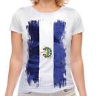 El Salvador Drapeau Grunge Femmes T-Shirt Salvadoran T-Shirt Jersey