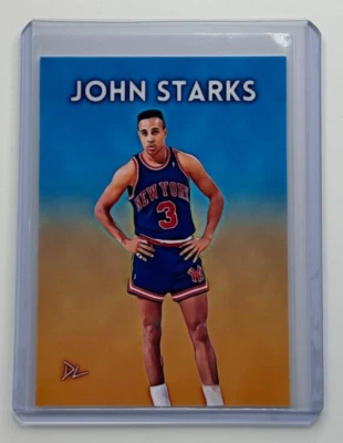 Tarjeta coleccionable John Starks edición limitada firmada por artista "New York Knicks" 1/10 Foto 1 de 2