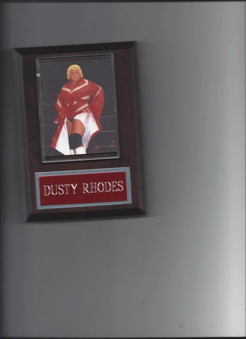 DUSTY RHODES PLAQUE WRESTLING WWE WWF Cover